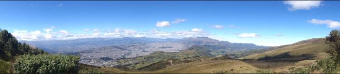 Blick von der Landestation Teleferiqo