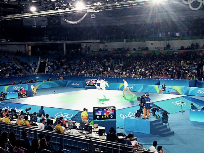 In der Taekwondo-Halle